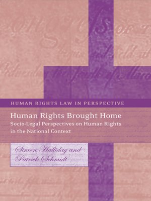cover image of Human Rights Brought Home